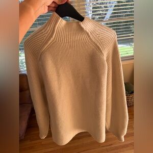 H&M Cream Turtleneck Sweater